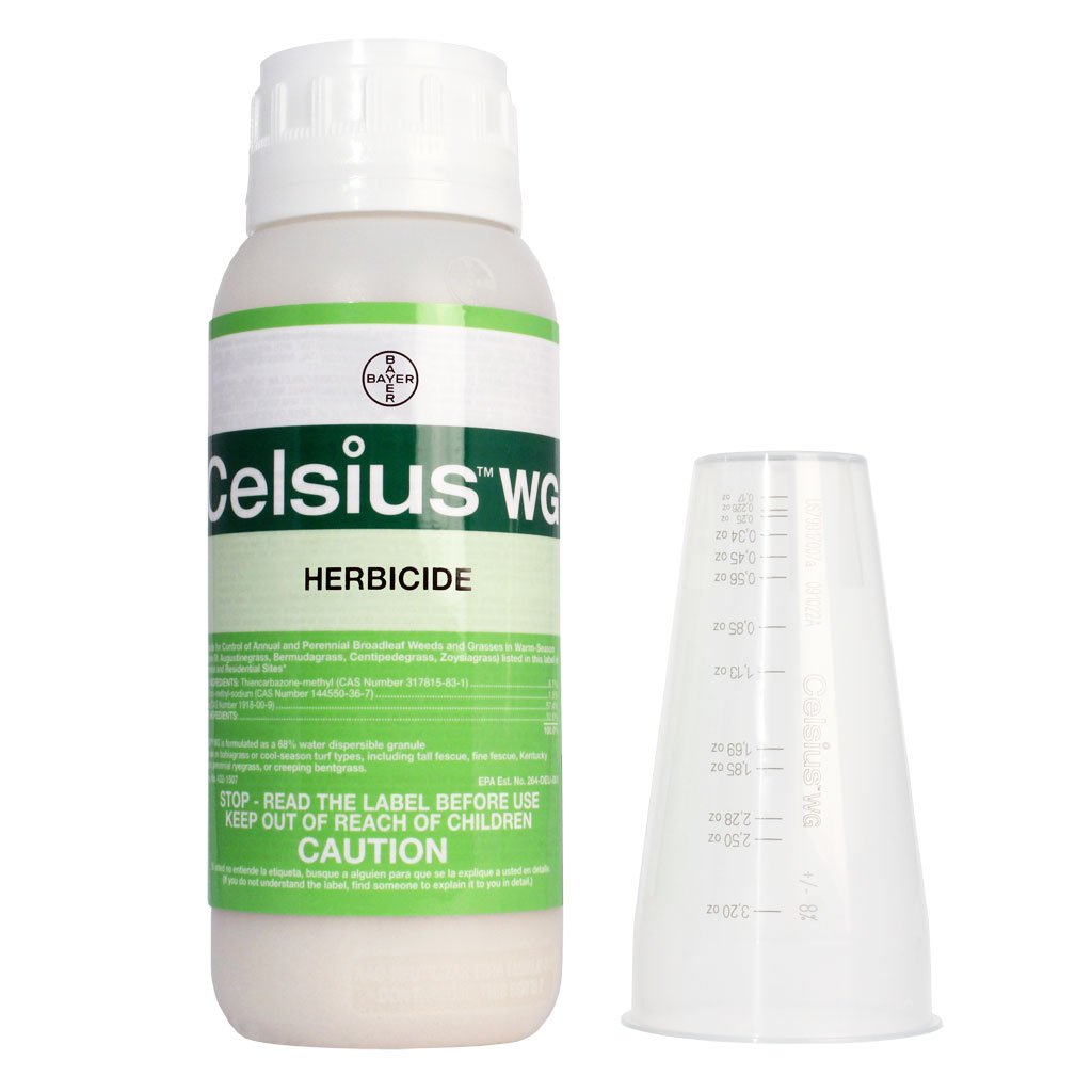 Celsius WG selective herbicide bottle